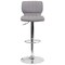 Emma and Oliver Vertical Stitch Back Swivel Adjustable Height Barstool